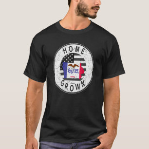Stolzes Amerika Staatsflagge Us Heimisch Gewachsen T-Shirt