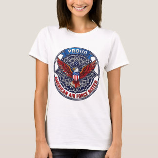 Stolzes Amerikanisches Luftwaffen-Schwester-T-Shir T-Shirt