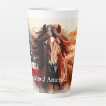 Stolzes amerikanisches Pferd