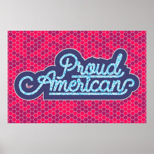 Stolzes amerikanisches Poster (Vorne)