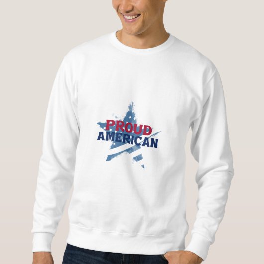 Stolzes amerikanisches Stolz auf Heimat Sweatshirt (Vorderseite)