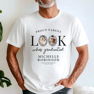 Stolzes Aussehen Wer Hat 2 Foto Absolventenfeier T-Shirt