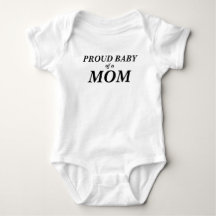 Stolzes Baby eines Mamabodysuits