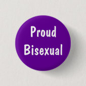 Stolzes Bisexual-Abzeichen Button (Vorderseite)