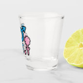 Stolzes Blüten Shotglas Schnapsglas (Rechts)