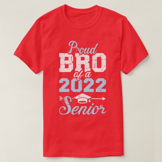 Stolzes Bo einer Abschluss-Klasse 2022 T-Shirt (Design vorne)