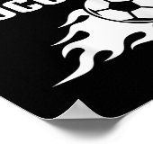 Stolzes Dänemark Fußballfans Jersey - Dänischer Fu Poster (Ecke)