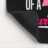 Stolzes Ehemann einer überlebenden Ehefrau Brustkr Mousepad (Ecke)