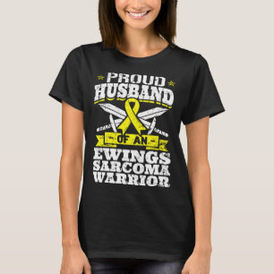 Stolzes Ehemann eines Ewings Sarcoma Krieger Aware T-Shirt