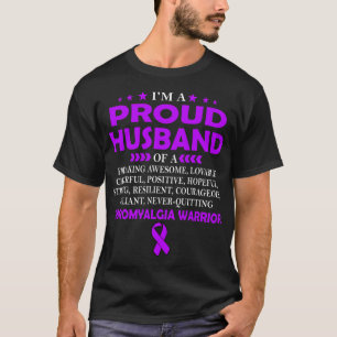 Stolzes Ehemann Fibromyalgie Krieger T T-Shirt