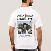 Stolzes Eltern des Absolventen | FOTO T-Shirt (Rückseite)