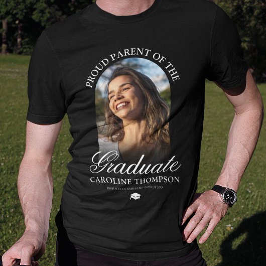 Stolzes Eltern des Graduate Foto T-Shirt