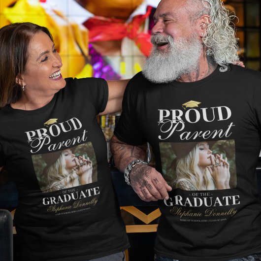 Stolzes Eltern des Graduate Foto T-Shirt