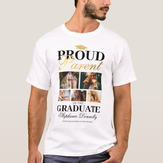 Stolzes Eltern des Graduate T - Shirt (Vorderseite)