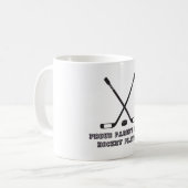 Stolzes Eltern eines Hockeyspielers Kaffeetasse (Vorderseite Links)