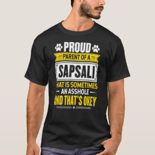 Stolzes Eltern eines Sapsali Hundebesitzers Mama V T-Shirt