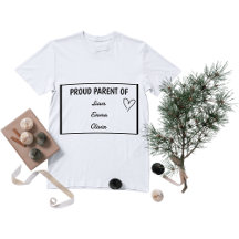 Stolzes Eltern von Kindern mit benutzerdefinierten