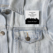 Stolzes Elternteil des graduierten besonders Button (Beispiel)