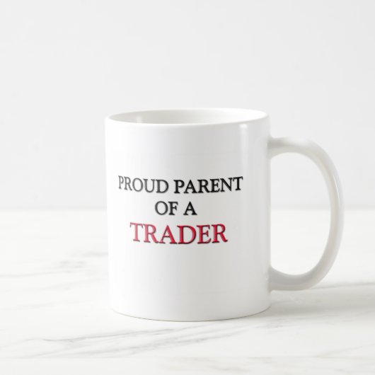 Stolzes Elternteil eines HÄNDLERS Kaffeetasse (Rechts)