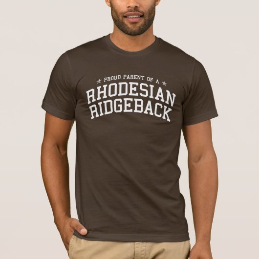 Stolzes Elternteil eines Rhodesian Ridgeback T-Shirt (Vorderseite)