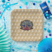 Stolzes Erbe lebt auf Papierplatten Pappteller (Party)