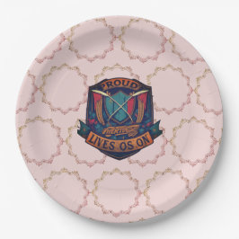 Stolzes Erbe lebt auf Papierplatten Pappteller