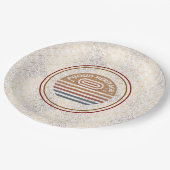 Stolzes Erbe lebt weiter Pappteller (Schrägansicht)