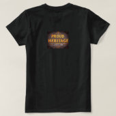 Stolzes Erbe lebt weiter T-Shirt (Design Rückseite)