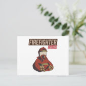 Stolzes Feuerwehrschiff Postkarte (Stehend Vorderseite)