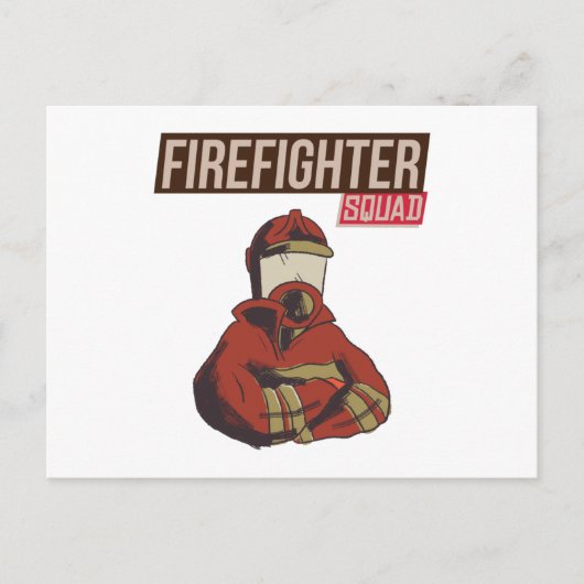 Stolzes Feuerwehrschiff Postkarte (Vorderseite)