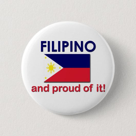 Stolzes Filipino Button (Vorderseite)