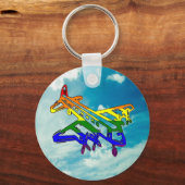 Stolzes Flugzeug Schlüsselanhänger (Vorderseite)