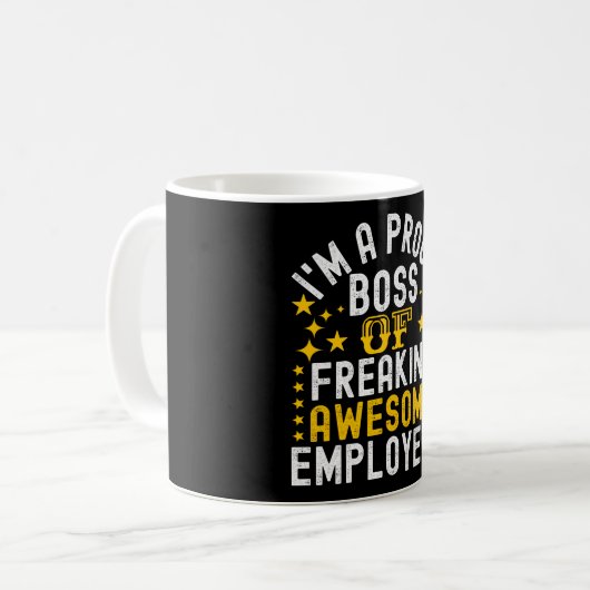 Stolzes Gebot, Phantastische Mitarbeiter einzufrie Kaffeetasse (Vorderseite Links)