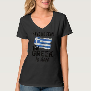 Stolzes Griechisch ist hier, wo Griechenland griec T-Shirt