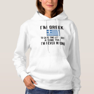 Stolzes griechisches Erbe: Griechenland roots grie Hoodie