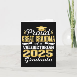 Stolzes großes Oma des valedictorianischen Graduat Karte