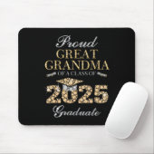 Stolzes großes Oma mit einer Cl von 2025 Graduat Mousepad (Mit Mouse)