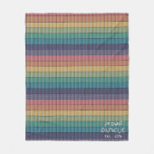 Stolzes Guncle Fleecedecke (Vorderseite)