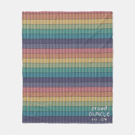 Stolzes Guncle Fleecedecke (Vorderseite)