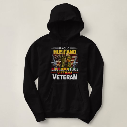 Stolzes HUSBAND eines vietnamesischen Veteranen de Hoodie (Design vorne)