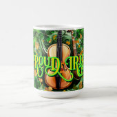 Stolzes Irisches Musiker-Design Kaffeetasse (Mittel)