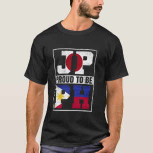 Stolzes japanisches philippinisches Mix Japan und  T-Shirt