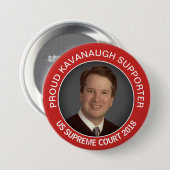 STOLZES KAVANAUGH ANHÄNGER-OBERSTES GERICHT DER BUTTON (Vorne & Hinten)