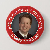 STOLZES KAVANAUGH ANHÄNGER-OBERSTES GERICHT DER BUTTON (Vorderseite)
