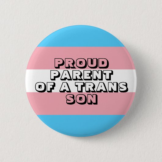 Stolzes Kind eines Trans Son Button (Vorderseite)
