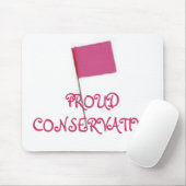 STOLZES KONSERVATIVES Rosa Mousepad (Mit Mouse)