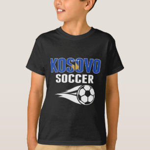 Stolzes Kosovo-Fußballfanshirt - Kosovarischer Fuß T-Shirt