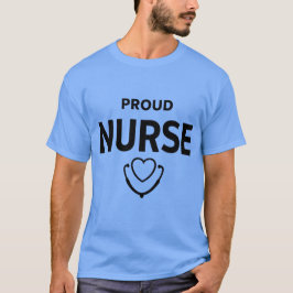 Stolzes Krankenpfleger T-Shirt – Minimale medizini