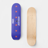 Stolzes liberalistisches Skateboard (Vorderseite)