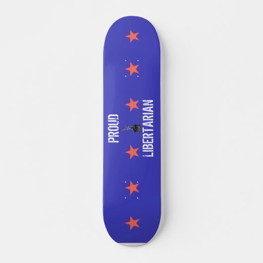 Stolzes liberalistisches Skateboard (Vorne)